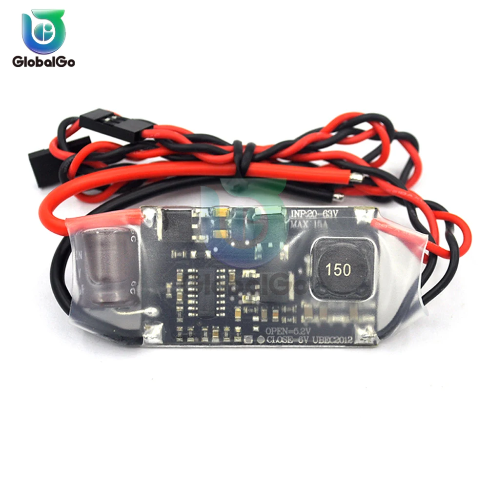 UBEC 3A /5A /7A /15A Rf più basso Bec Regolatore di commutazione antijamming a schermatura completa per RC quadricottero Multicopter