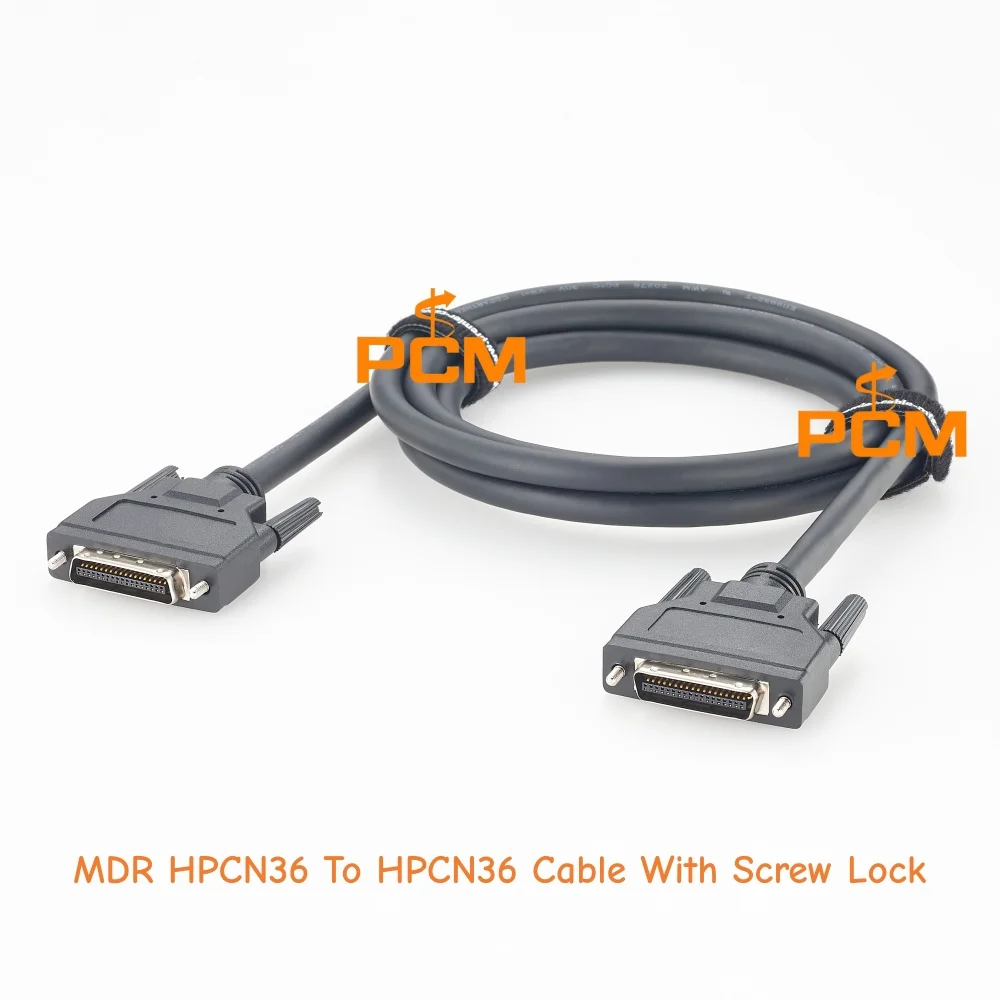 MDR HPCN36 To HPCN36 Cable Screw Lock SCSI 36 Pin Male To Male Shielded Signal Cable For Industrial Automation Equipment