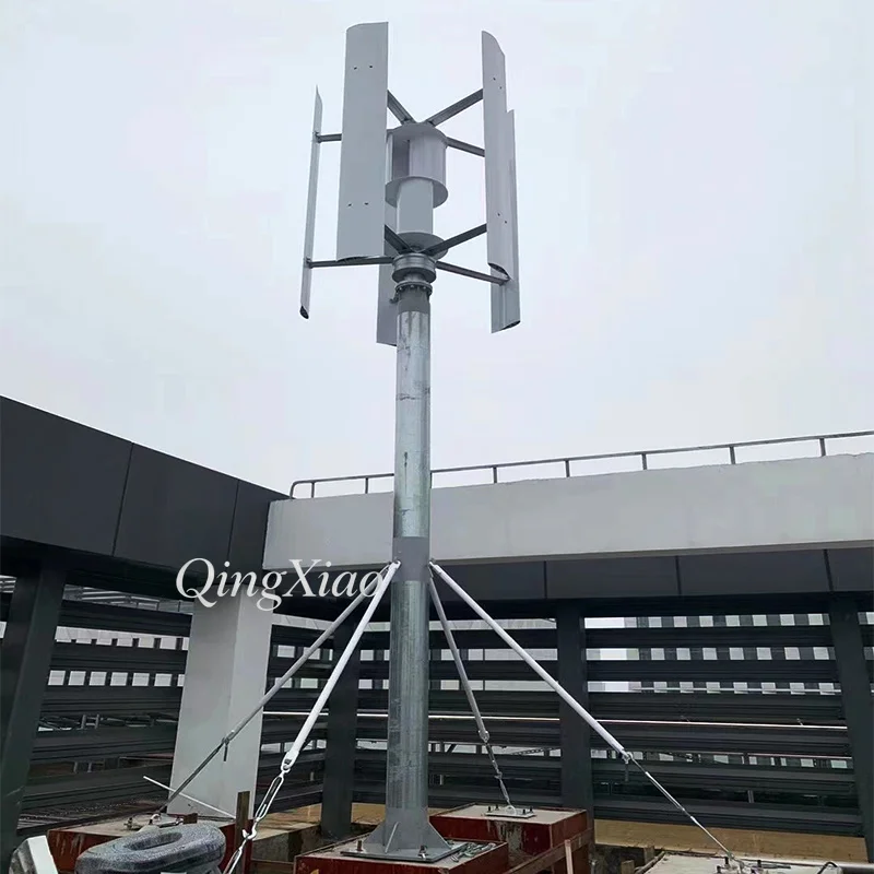 300W 800W Vertical Axis Wind Turbine Maglev Coreless Generator 12V 24V 48V Low Noise For Home Garden Use Outer Rotor Design view 3