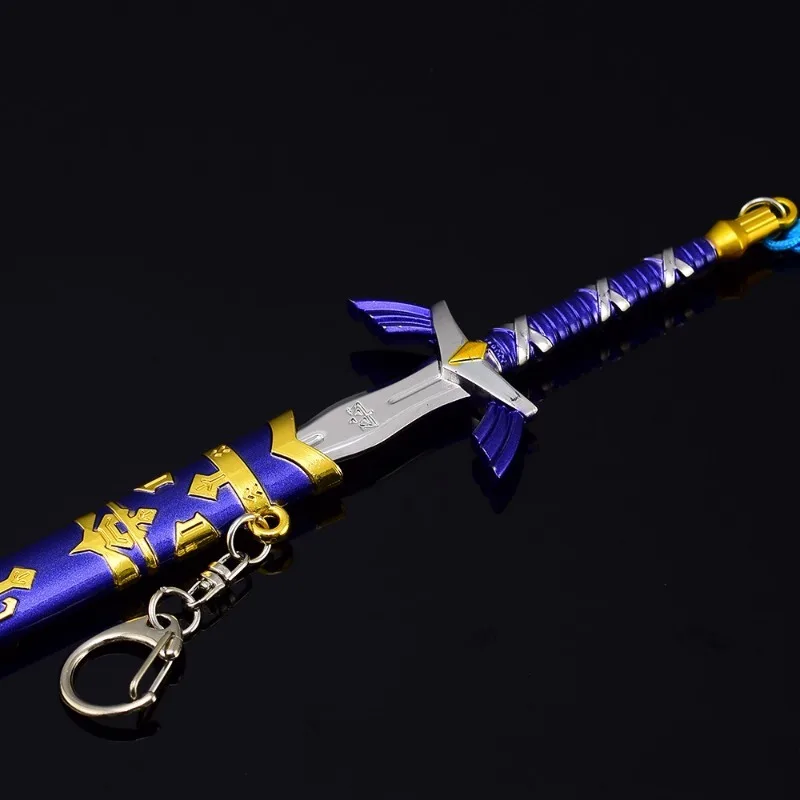 Metal Master Sword Weapon, Periféricos de Jogo, Link Skyward Sword, Chaveiro Katana, Acessórios, Presentes para Rapazes, Coleções, 23cm