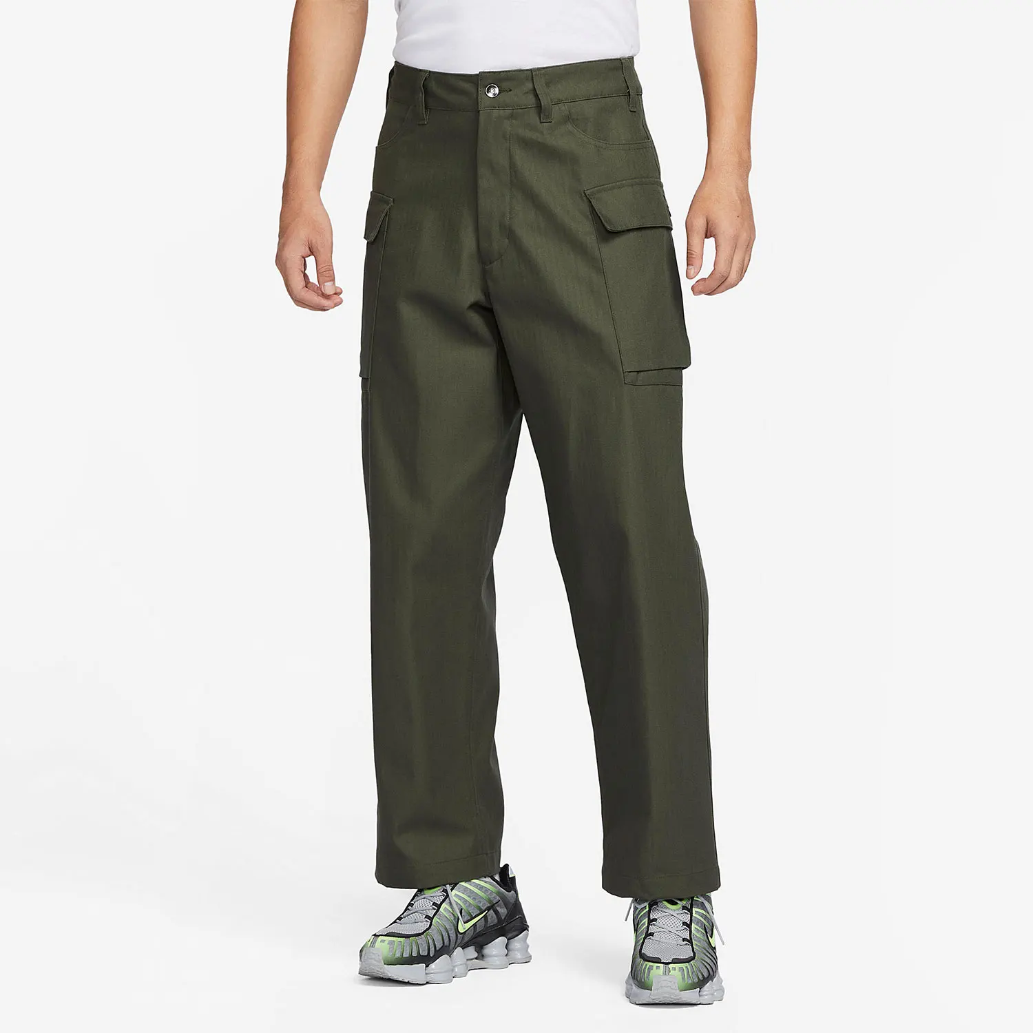 

Nike genuine New Men's Side Pocket Straight-Leg Cargo Pants FJ0324-325