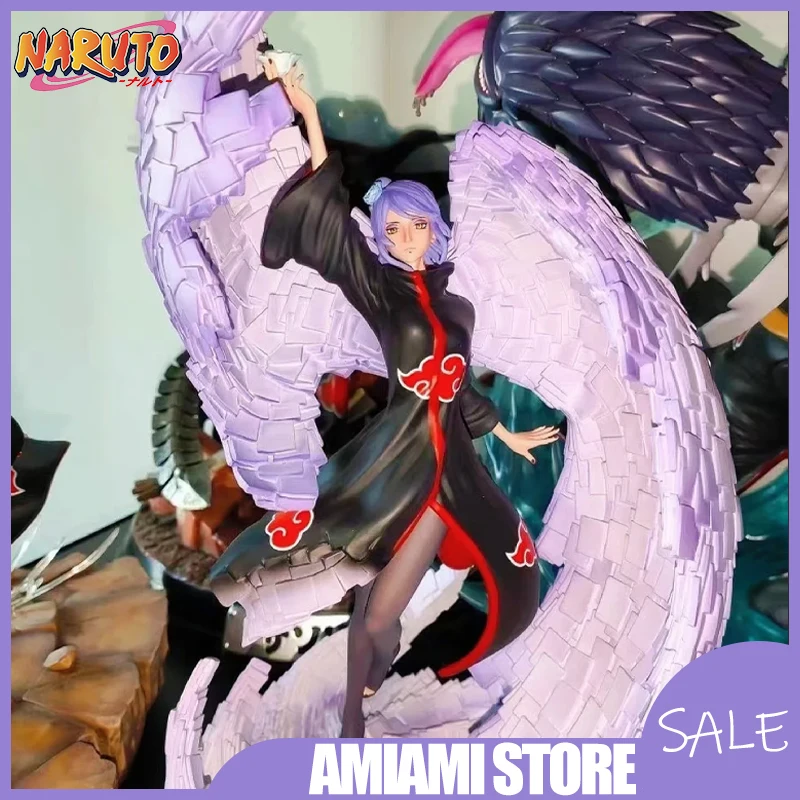 

37 см новая аниме девушка Наруто Акацуки Конан серии CS резонанс GK статуя модель в штучной упаковке фигурка Коллекционное украшение для рабочего стола подарок
