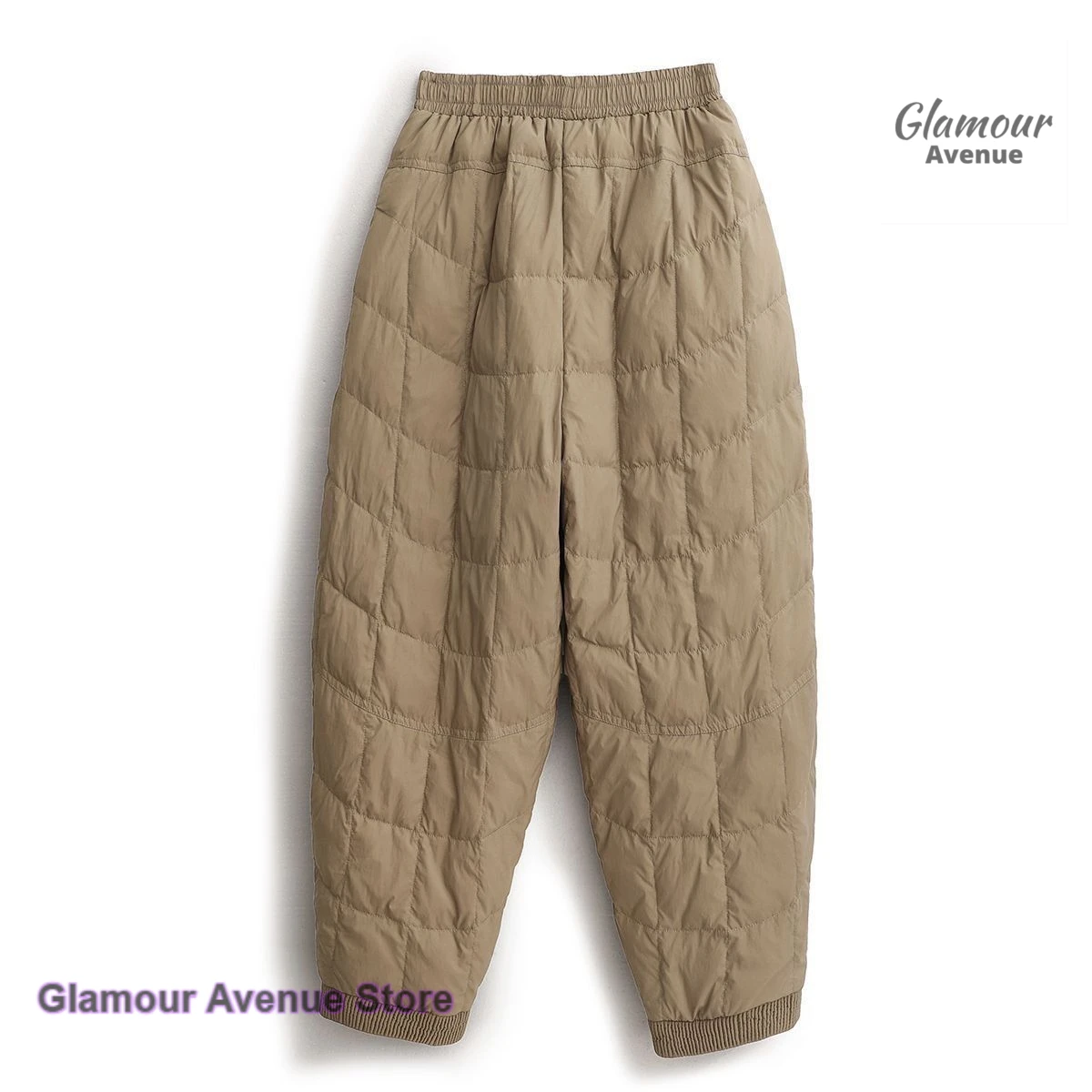Korean winter new warm and cold-resistant cotton pants women wear commuter home plus cotton casual harem pants slim pants.