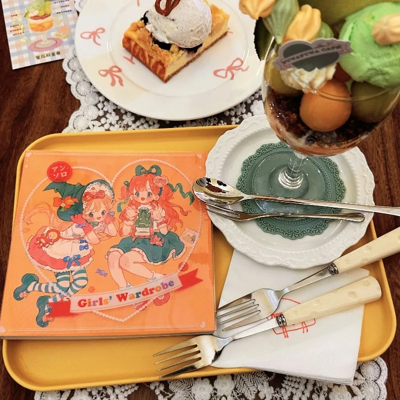 Novo livro de arte pessoal do ilustador de cachorros comuns bonito oc estilo anime japonês design de menina coleção de ilustrações lolita