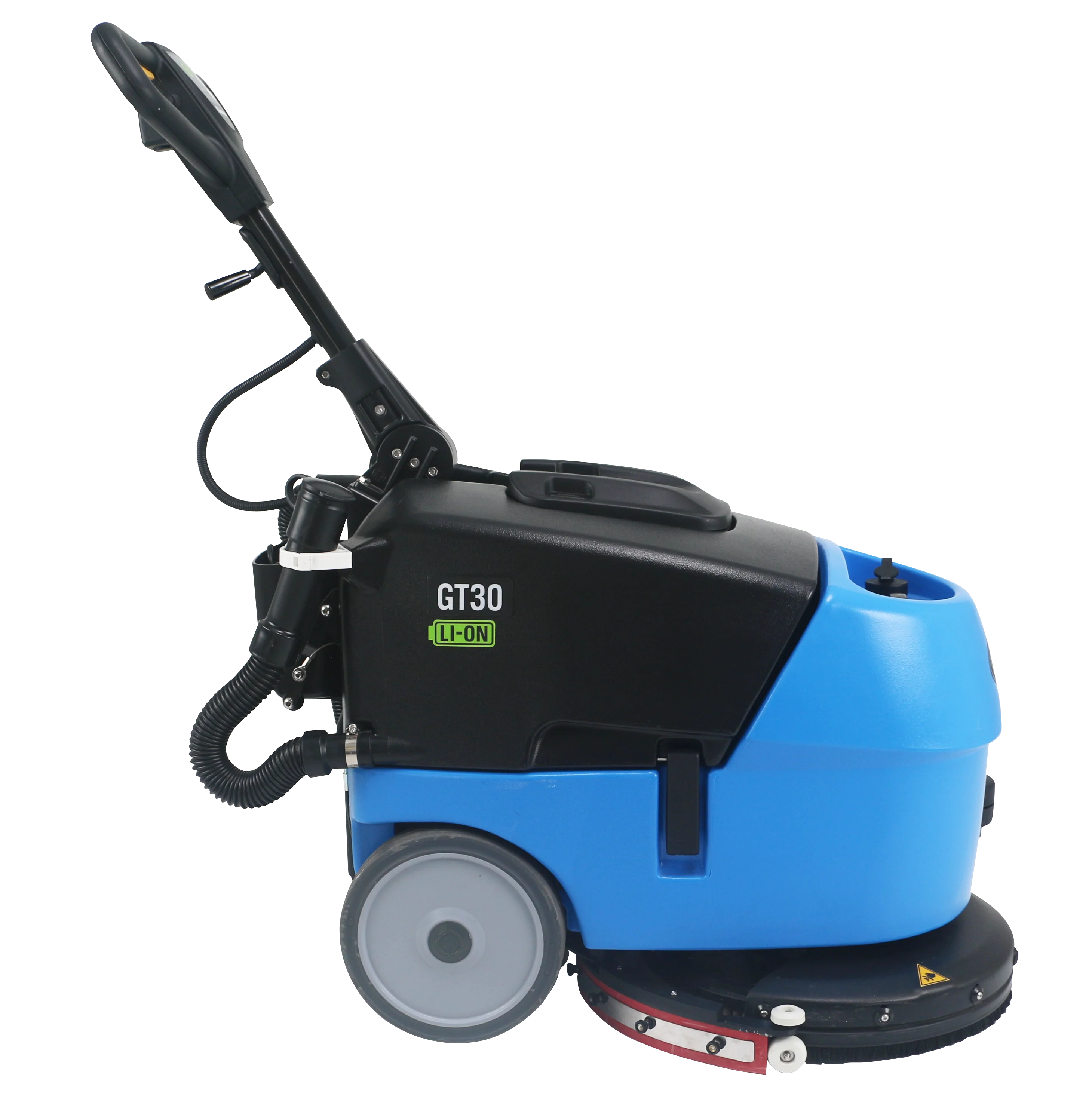 

Cleaning Machine Walk-Behind Cordless Floor Scrubber 27L Hand Push Compact Cleaner for Small Area
