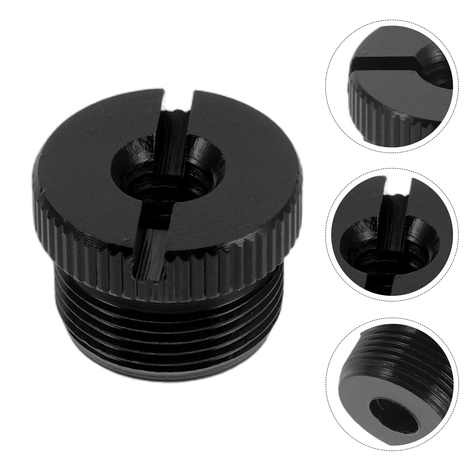 

8Pcs Microphone Stand Thread Adapter 14 to 58 Screw Converter Metal Mic Holder Nut for Podcast Recording Studio Karaoke