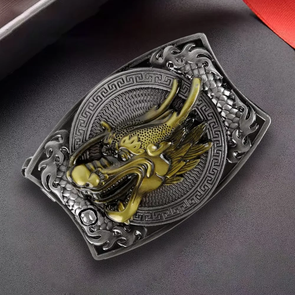 Western Belt Buckle Initial Vintage-Cowboy Rodeo Silver Large Skull Belt Buckle for Men Women Floral Engraved Buckle