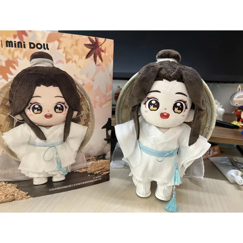 Anime Tian Guan Ci Fu Ufficiale Originale Xie N64KY8T3 Lian Hua Cheng Peluche Bambola 20 cm Postura In Piedi Bambole MDZS Regali di Halloween
