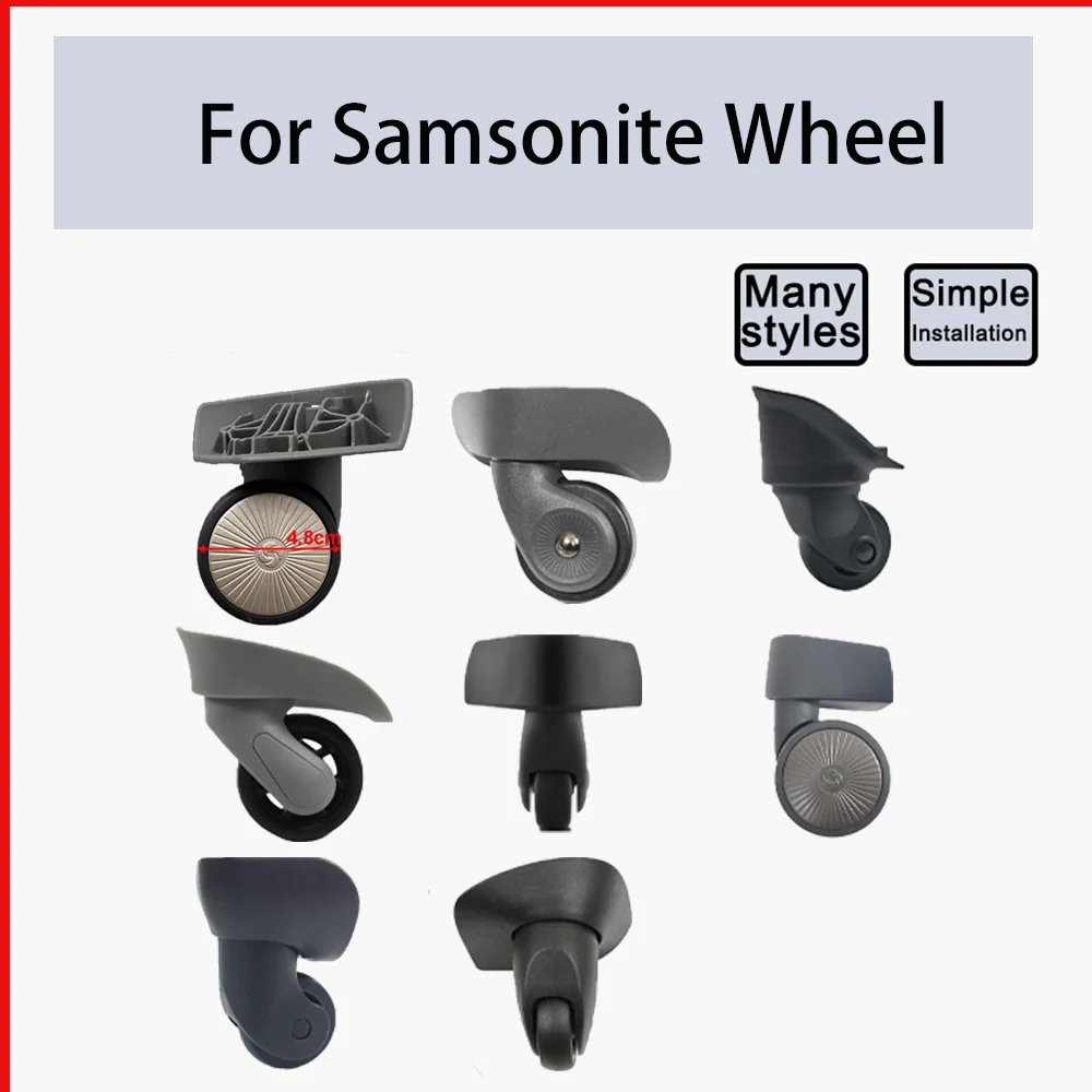 

Adapt To Samsonite 06 V97 V22 D40 103 106 Silent Wheel Universal Wheel Travel Suitcase Repair Travel Accessories Wheels Smooth