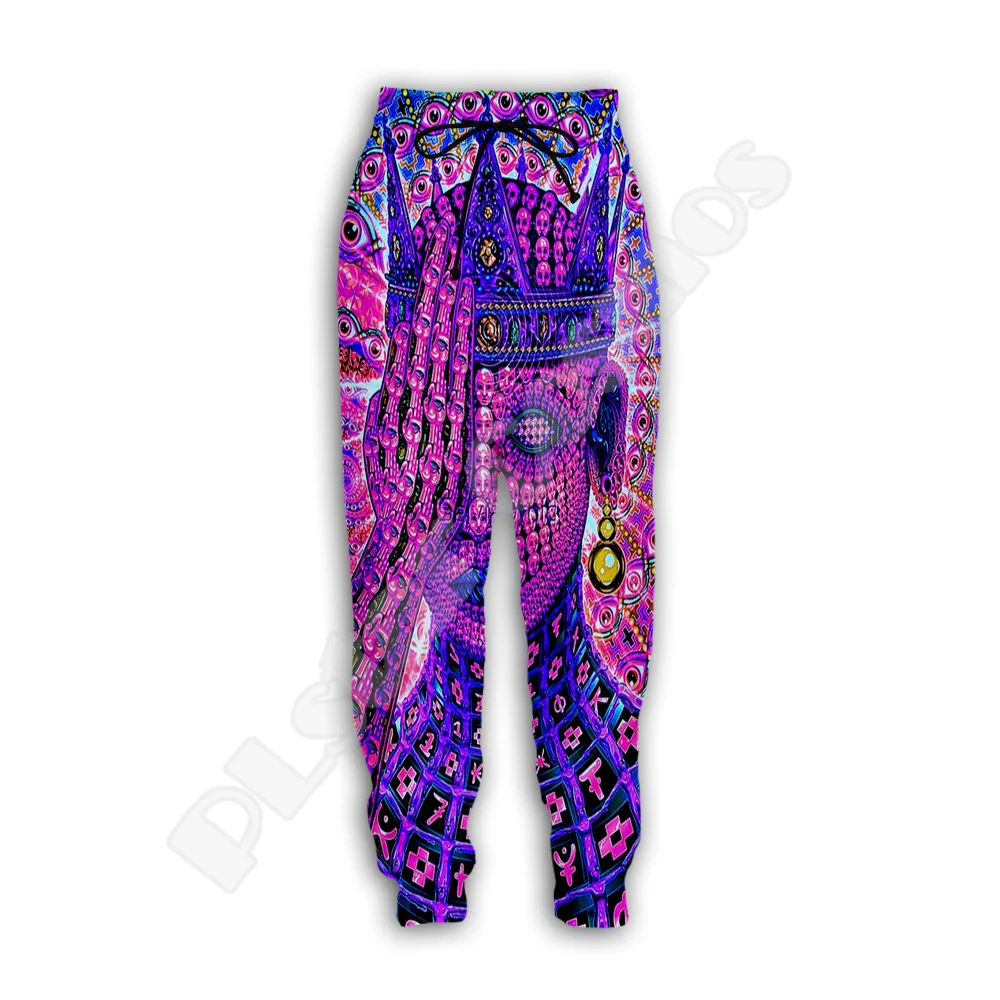 NewFashion Trippy Buddha Mandala Psychedelic Colorful Retro 3DPrint Men/Women Streetwear Joggers Pants Funny Casual Trousers X4