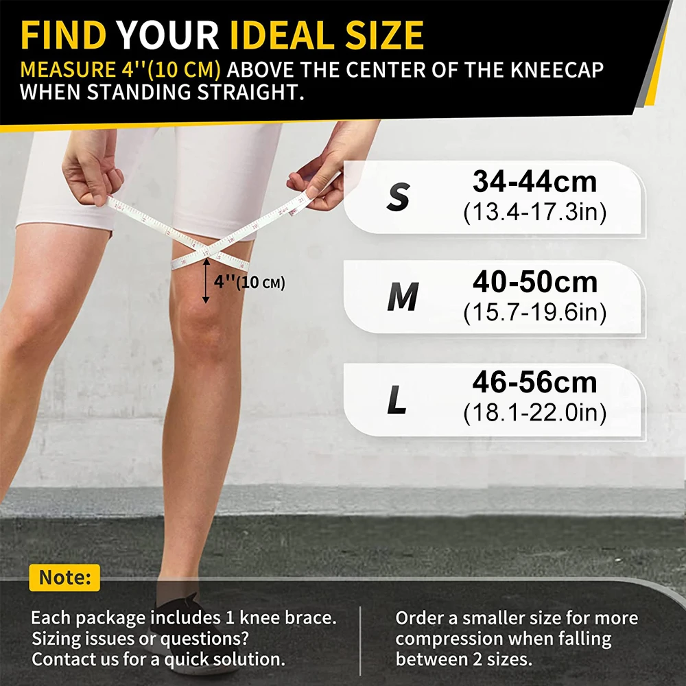 

1Pair Knee Brace Support for Arthritis Joint Nylon Sports Fitness Compression Sleeves Kneepads Cycling Running Protector