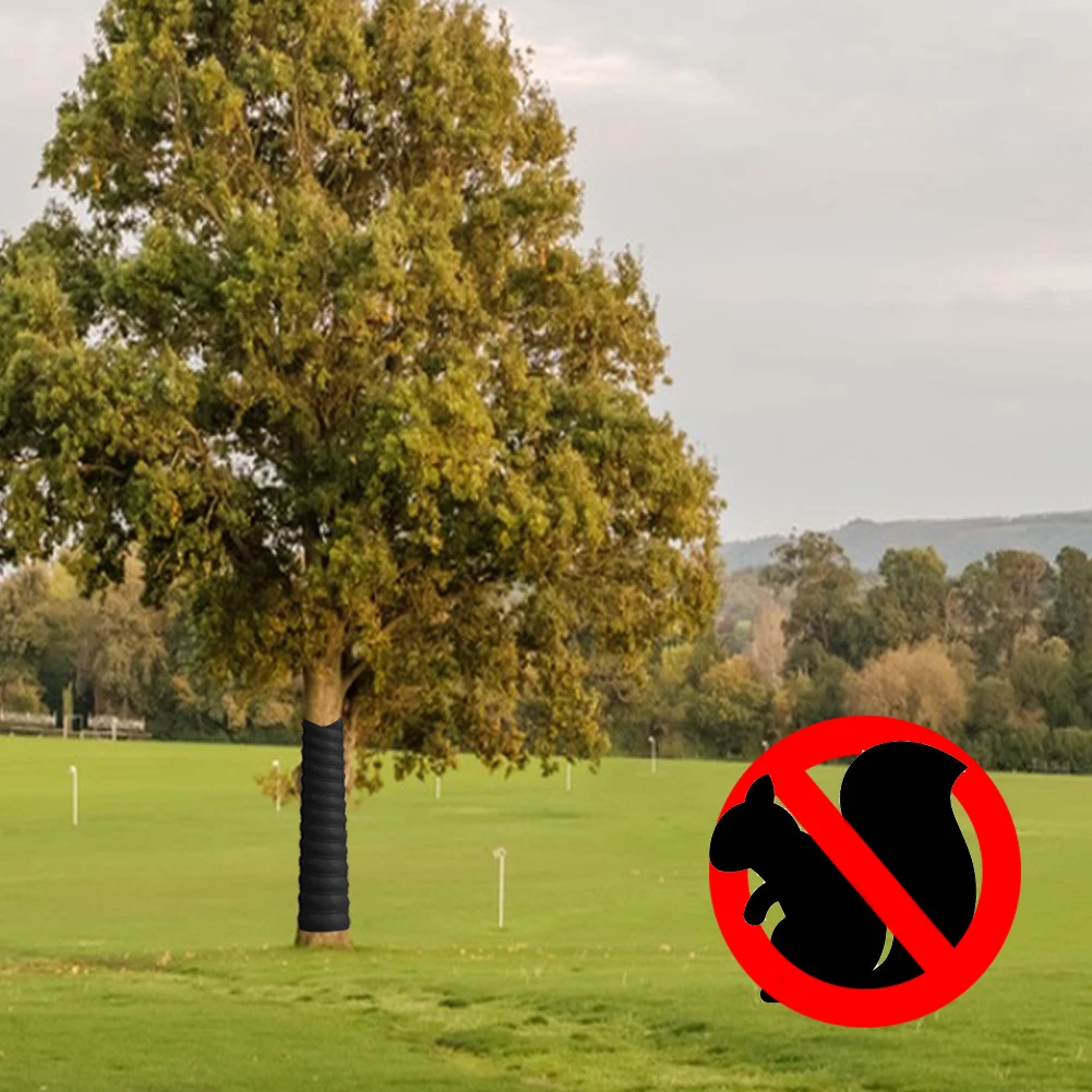 Envolturas de tubo Protector de ladridos de árbol, protectores de plástico a prueba de picaduras, cubierta para proteger el árbol de ciervos, roedores, cortadoras de conejos, 1/2/4 piezas, 2 tamaños