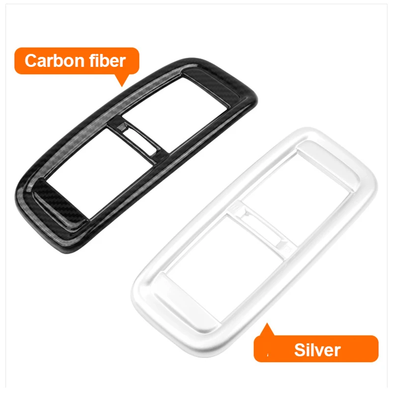 For Honda CRV CR-V 5th 2017 2018 2019 2020 2021 2022 ABS Car Rear Armrest USB Charging Port Decoration Frame Cover Trim Sticker