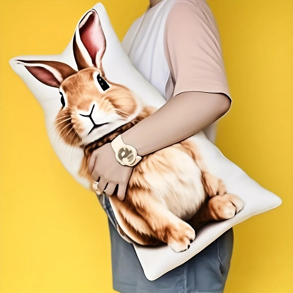 It's very personalized! Using soft and elastic short plush material and double-sided 3D printing technology, the pattern looks m