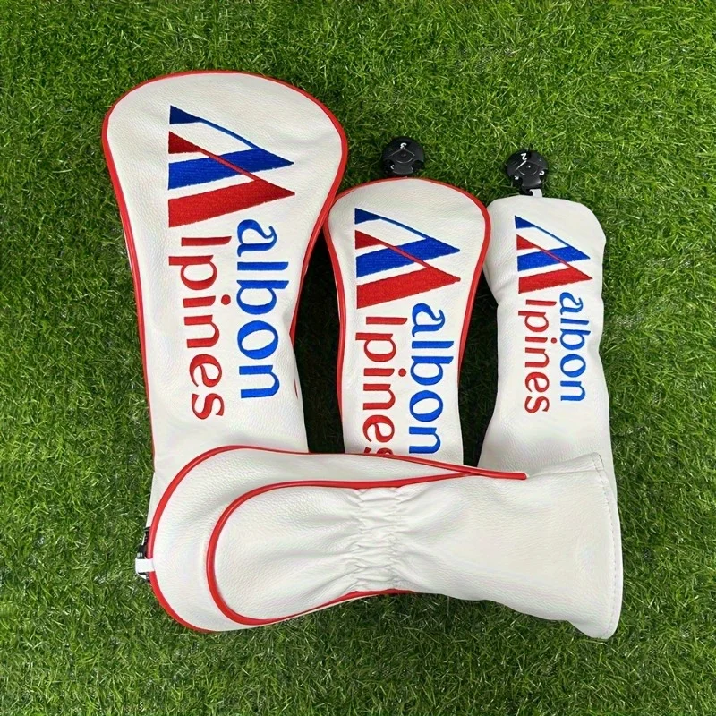 1/4pc Golf Club Head Covers For Hybrid Driver Fairway Wood Covers, Durable Dust-proof Club Protector