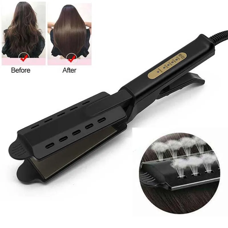 

Professional Hair Straightener Tourmaline Ionic Flat Iron Four-Gear Temperature Setting Hair Straightener Hair Styling Tools