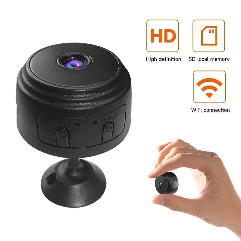 A9 Mini Camera HD 720P Intelligent Home Security IP WiFi Camera Monitor Mobile Remote Camera Mobile Remote Application A9 Mini C