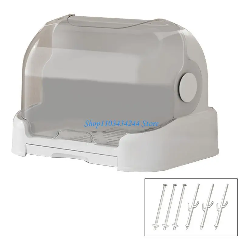 منظمات الزجاجات الموفرة للمساحة مع غطاء على سطح الطاولة وحقيبة تخزين الزجاجات الواقية سهلة التنظيف والتخزين #1