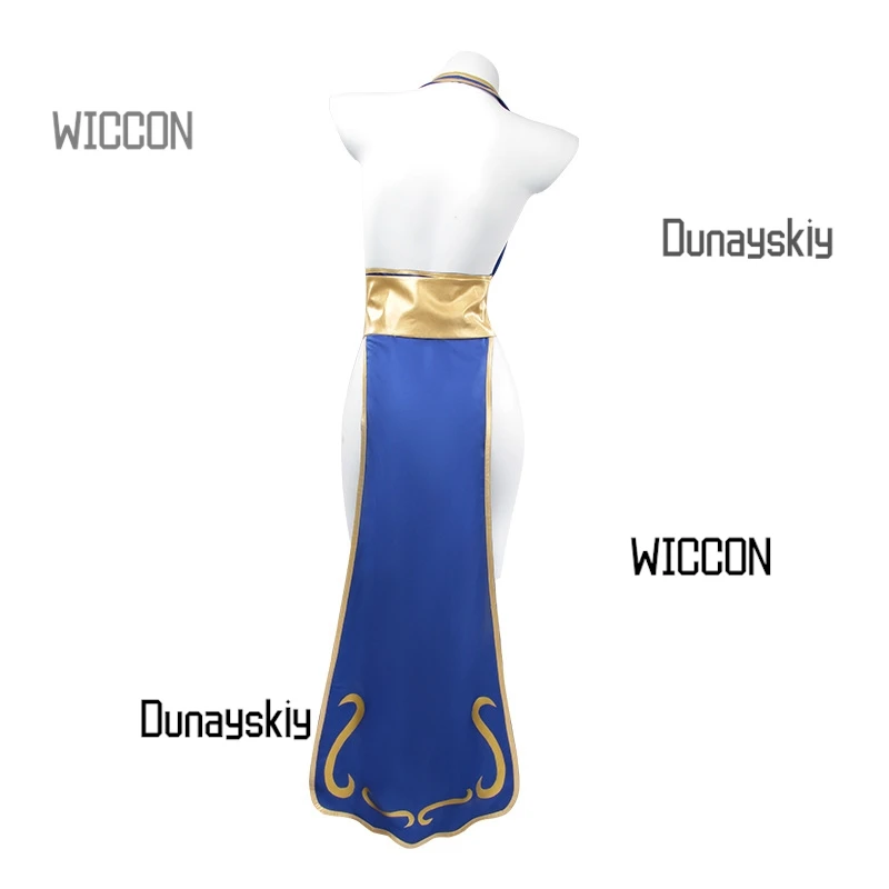 Chun-Li Street 코스프레 파이터 섹시한 치파오 사자 댄스 공연 의상 코스프레 애니메이션 할로윈 의상