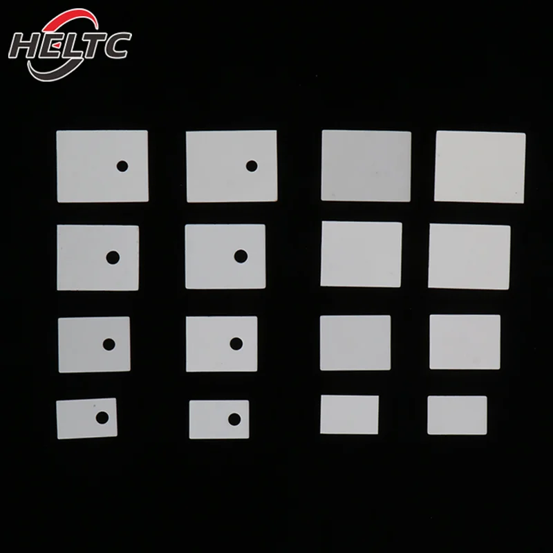 10Pcs TO-220/3P/3PL/3PII Aluminium Oxideceramic Plate Triode Insulating Gasket