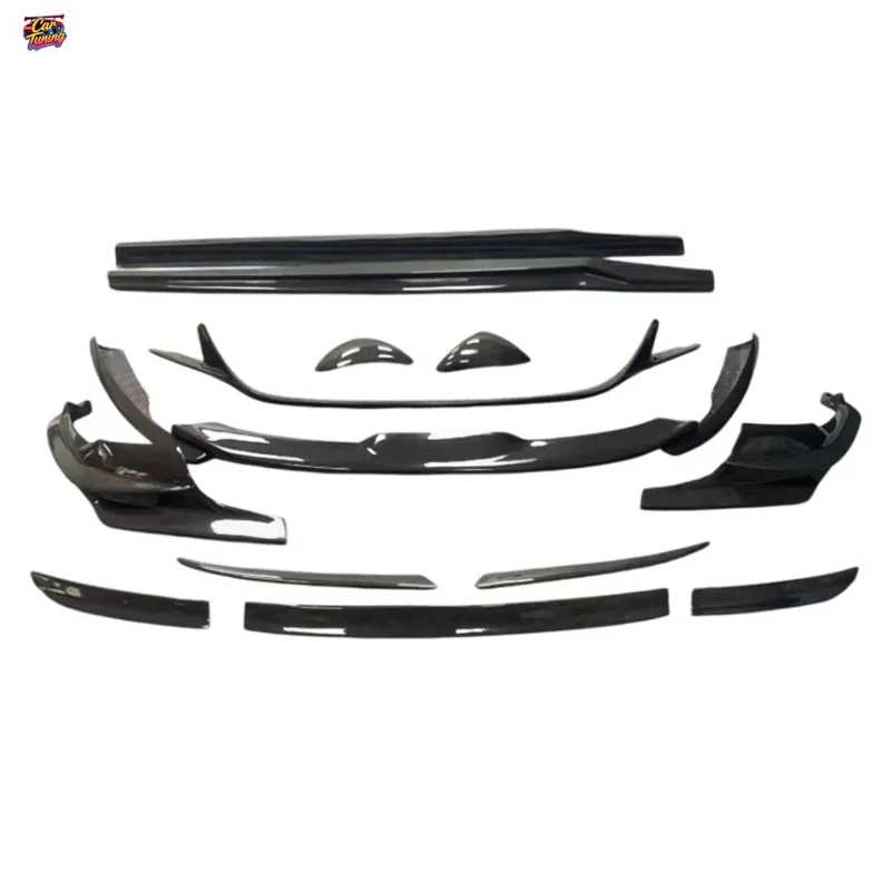 

for Ferrari 812 NT Style Carbon Fiber Bodykit Front Lip Diffuser Side Skirt Spoiler