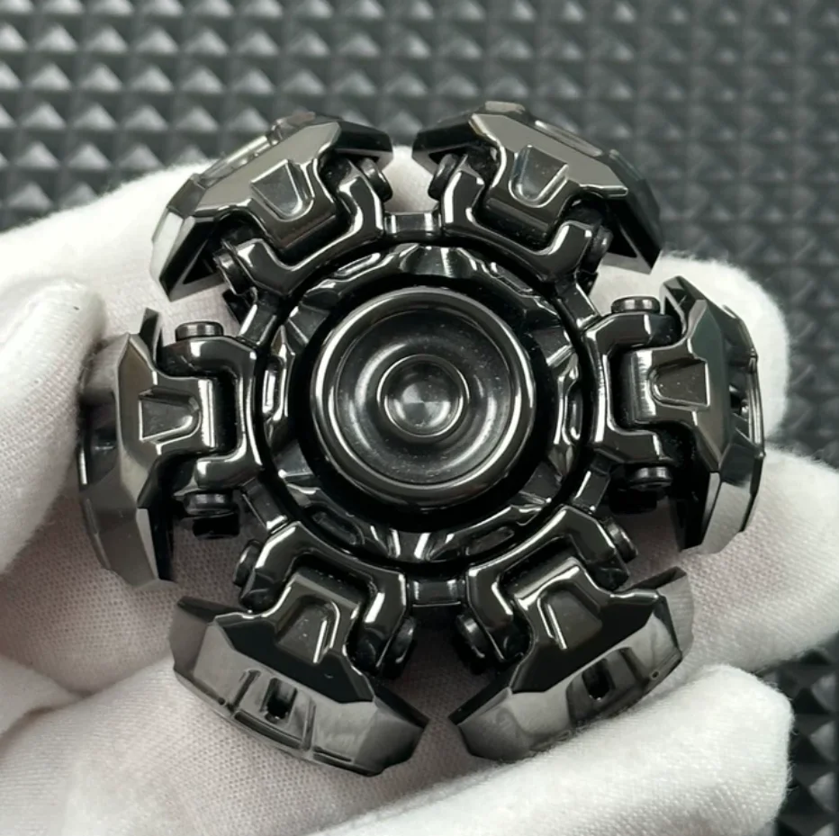 Used EDC T-MAX zirconium polishing Stress Relief Toy Pocket Toy Haptic Spinner Fingertip Gyroscope Decompression Toys For Adult