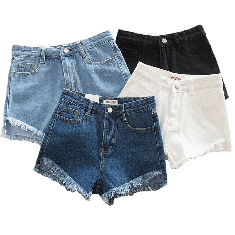 Summer Denim Shorts Women Korean Fashion Versatile High Waist Slim Sexy A Word Shorts Streetwear Trend Short Jeans Biker Shorts