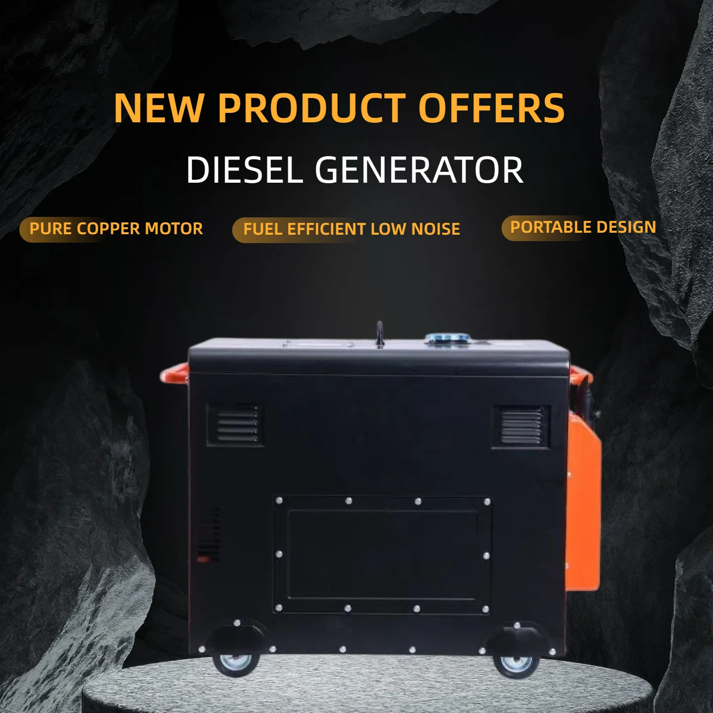 

Quiet Lightweight Engine-generator Travel Electricity Made in China Silent Electric Generators Ready-to-use Genset 120v