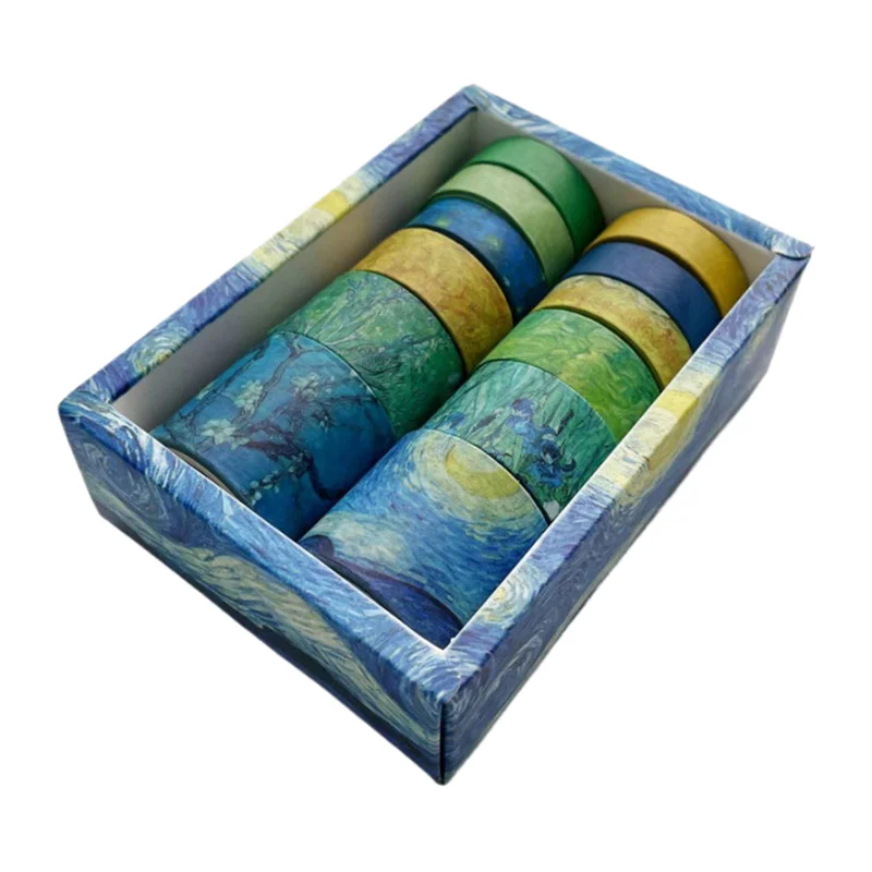 12 ピース/セットヴィンテージ中国宮殿スタイル和紙テープセットスクラップブッキング DIY ジャーナル文具マスキング粘着テープ学校オフィス