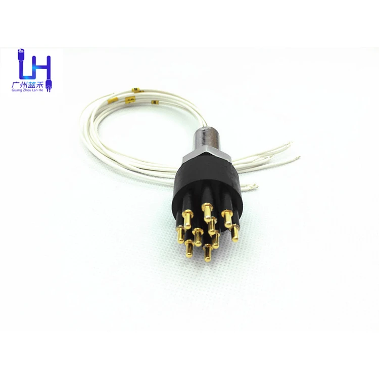 BH10F Socket and plug Waterproof Wire Cable Bulkhead electrical Connector Pluggable underwater connectors for Subsea ROV systems