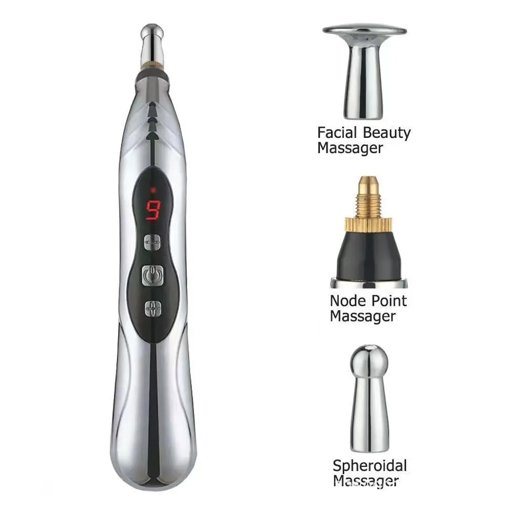 الإلكترونية الوخز بالإبر القلم نقطة مدلك خطوط الطول الكهربائية العلاج شفاء قلم تدليك أداة لتخفيف الآلام ميريديان الطاقة القلم