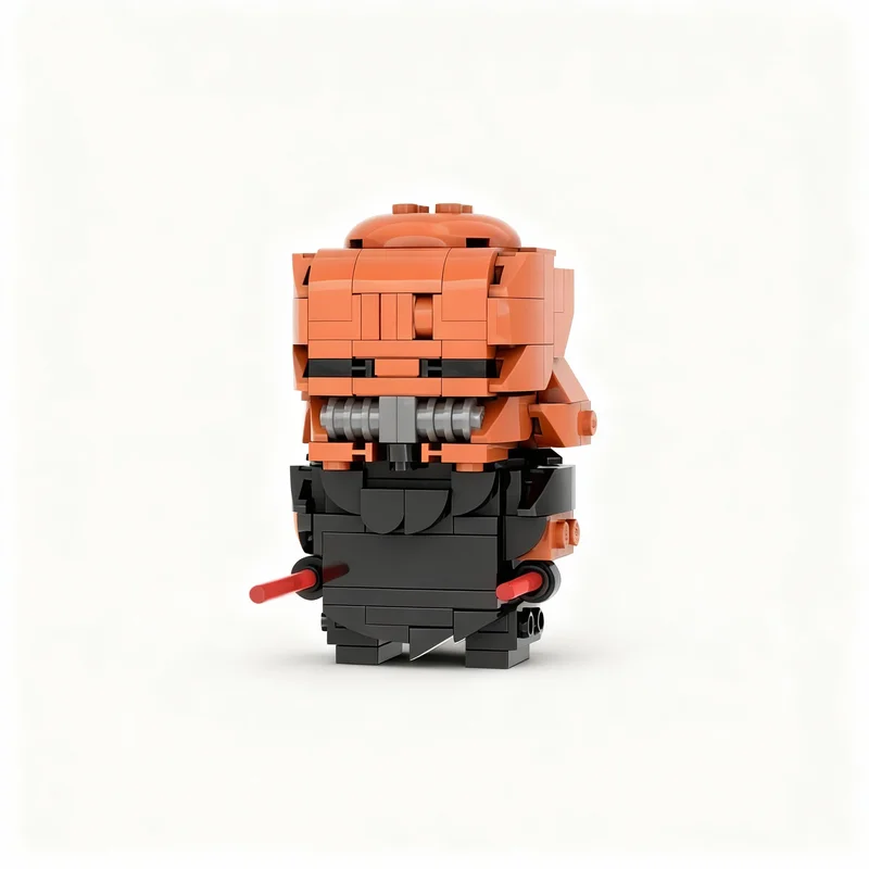217pcs MOC The Stranger Qimir BrickHeadz - The Acolyte Model Building Blocks Toy Birthday Idea Art Craft Creative Assemble Brick