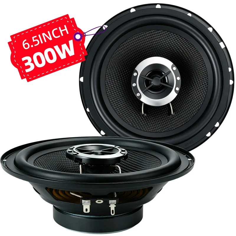 2pcs-65-inch-coaxial-speaker-300w-4-ohm-hifi-universal-car-automotive-audio-music-stereo-full-range-frequency-2way-car-speaker