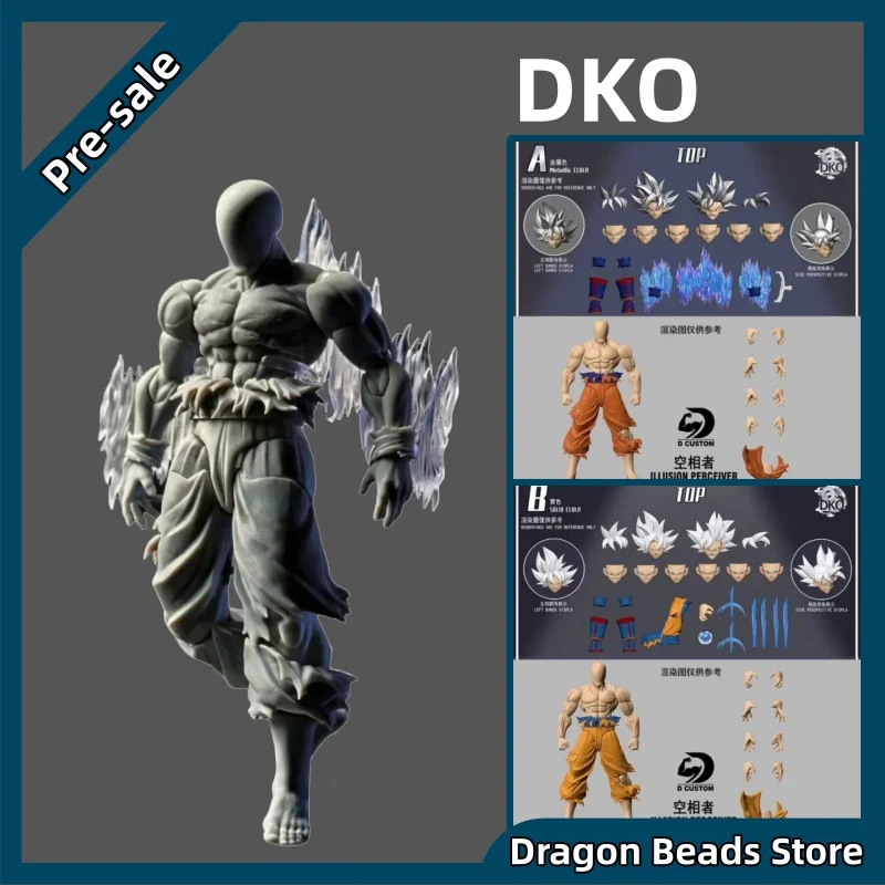 [Nuevo producto] DKO Studio Dragon Ball Z SHF Goku Super Saiyan en su forma de Ultra Instinto (MUI) / DKO Goku, figura de acción a escala 1/12.
