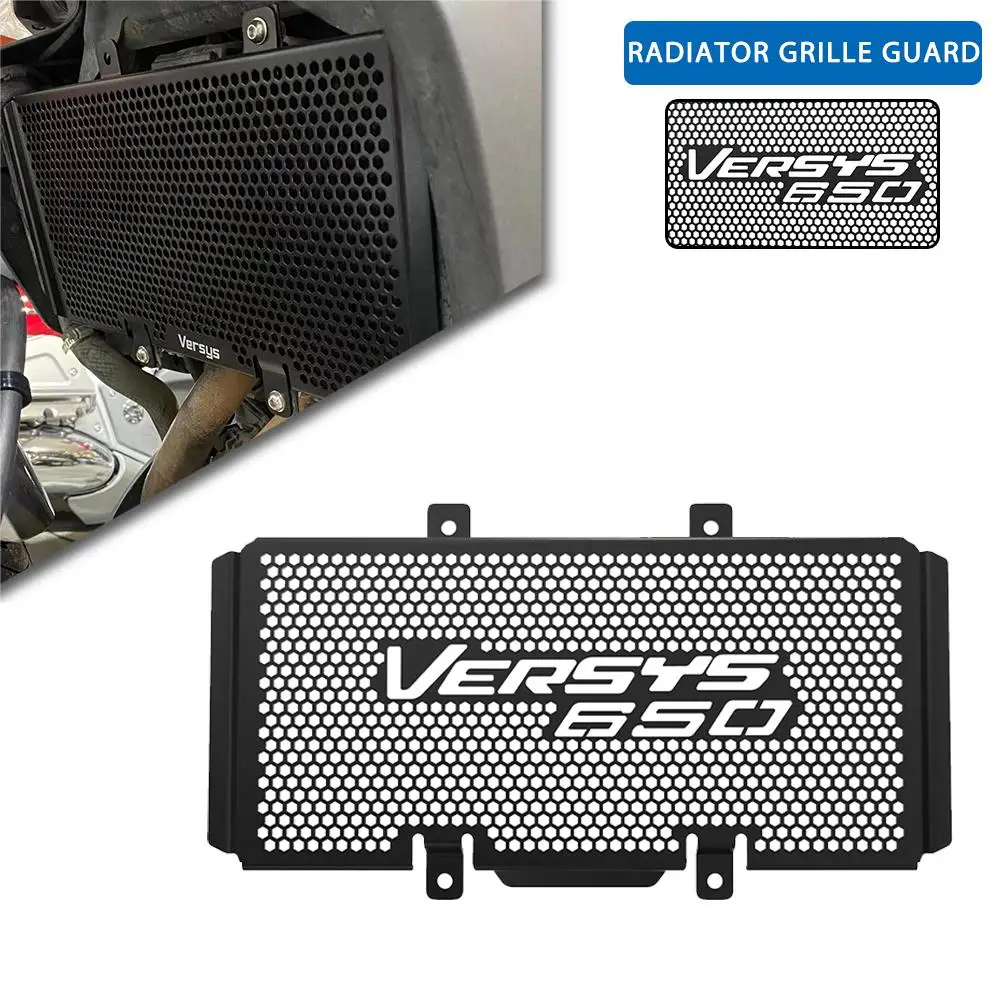 

2023 Motorcycle Parts Radiator Grille Guard Cover Protector Water Tank Protection For Kawasaki Versys 650 Versys650 2010-2014