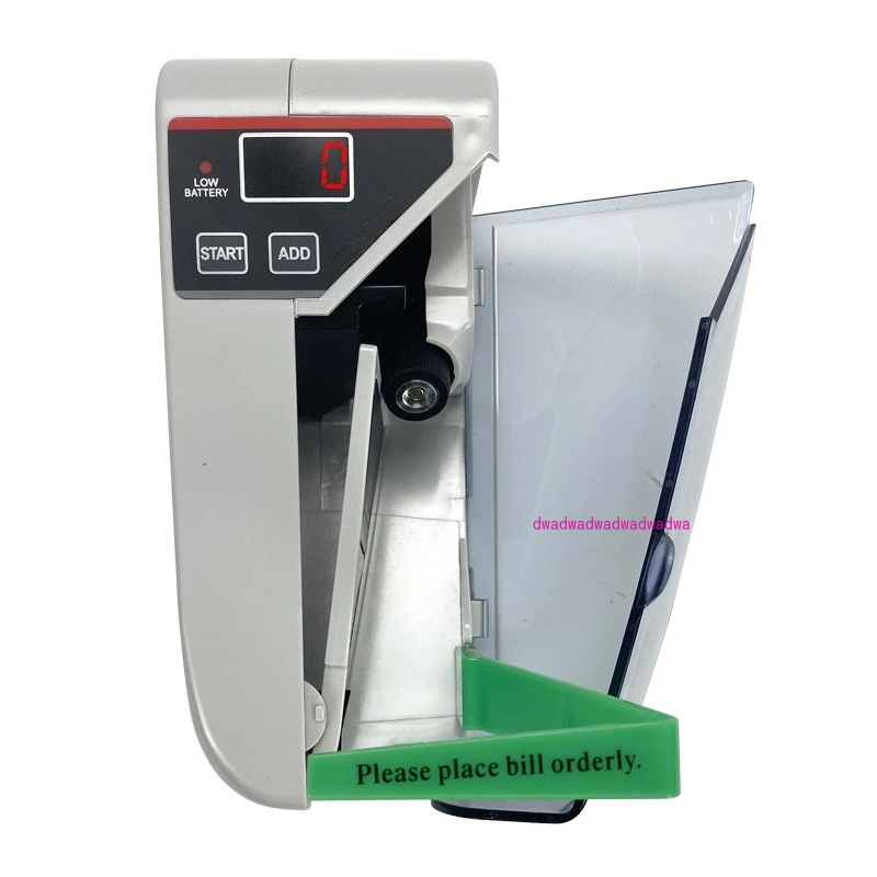 V30 adapter + battery, multi-country banknote portable banknote counter, mini small  counter handheld counting