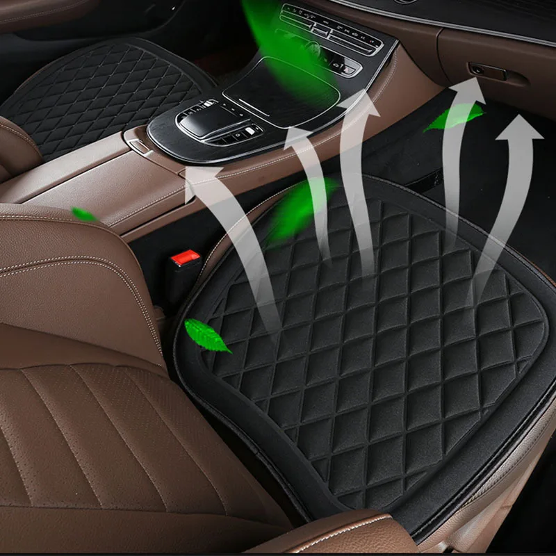 Car Seat Cushion Driver Seat Cushion with Comfort Memory Foam & Non-Slip Rubber Vehicles Office Chair Home Car Pad Seat Cover
