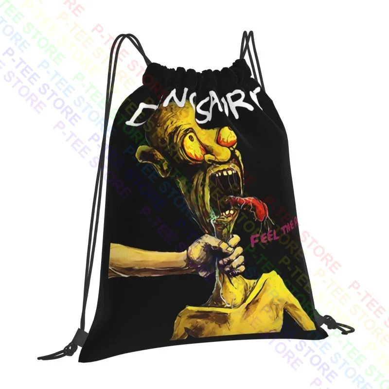 Dinosaur Jr Band Style Tour Concert Drawstring Bags Gym Bag Bookbag Creative Gym Tote Bag Riding Backpack