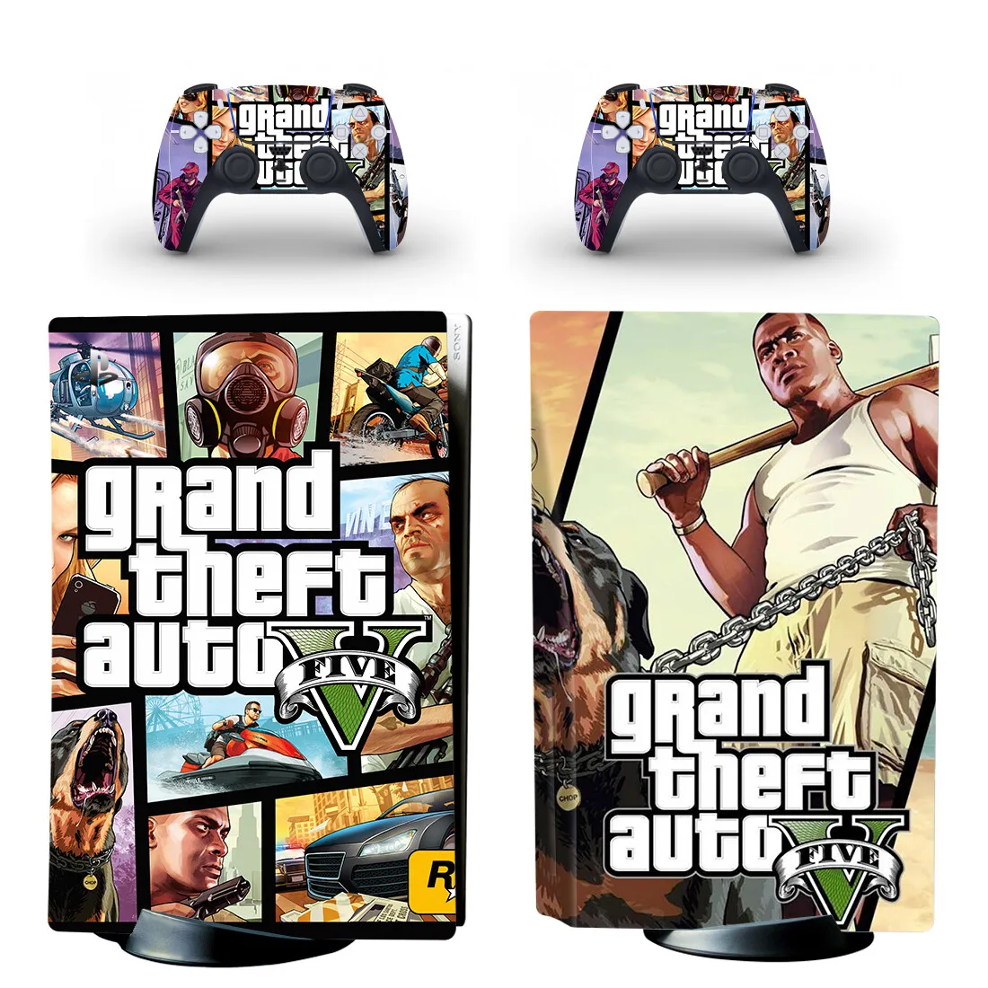 Grand Theft Auto V GTA 5 PS5 Disc Skin Sticker Protector Decal Cover for Console Controller PS5 Disk Skin Sticker Vinyl