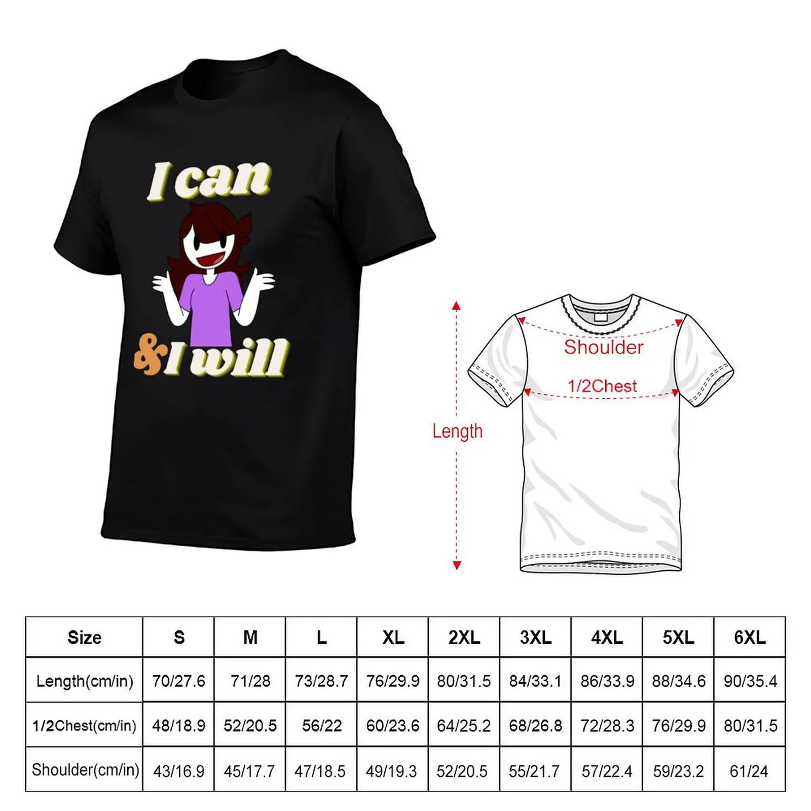 Jaiden Animations I Did It T-Shirt boys animal print sports fans Men's clothing