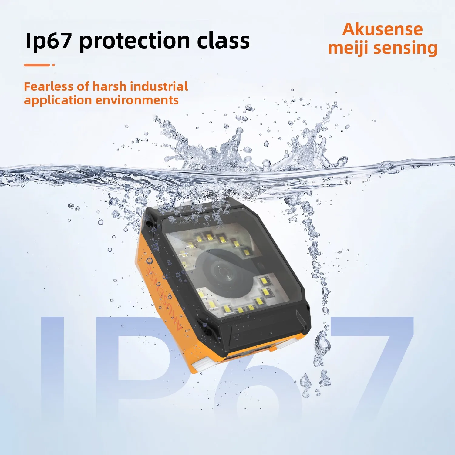 AKUSENSE VDS30 Intelligent Machine Vision Sensor Analog Output 120 Viewing Angle Forward Black White Image Recognition