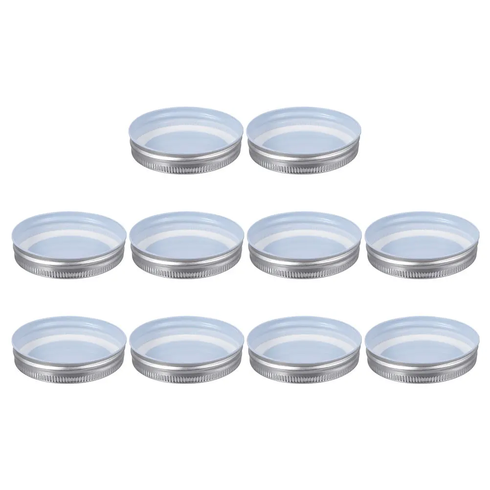 

10Pcs Mason Jar Iron Lids Strong Sealing Reusable for Jars Containers Canning Home Jar Lid Professional Canning Lids
