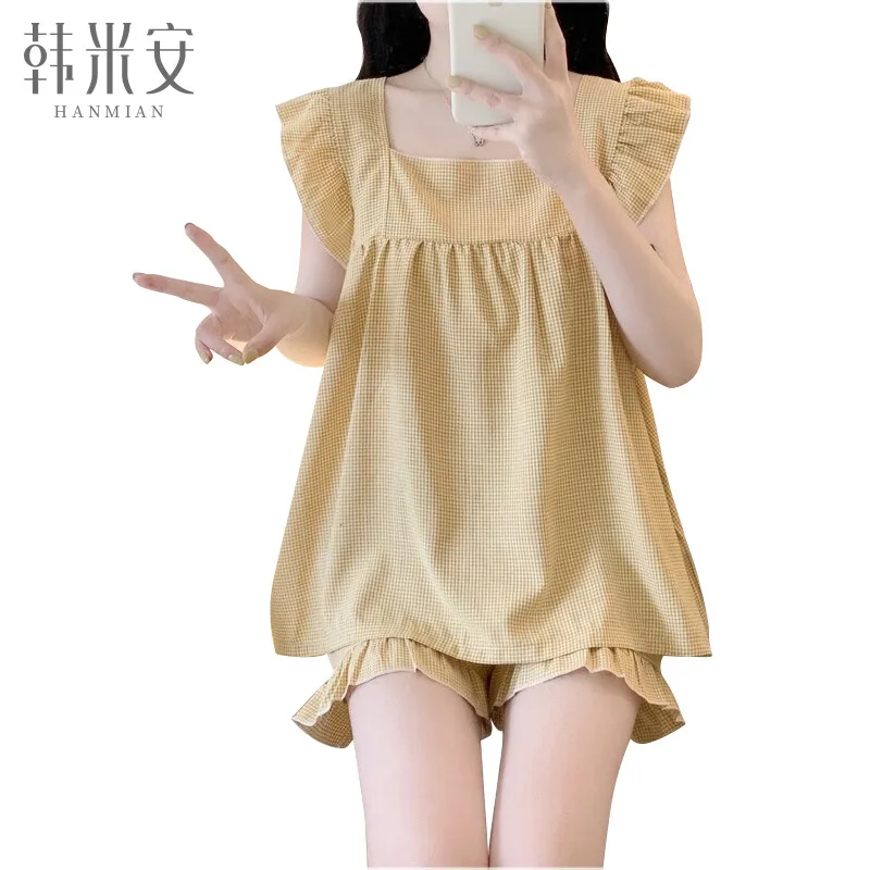 مجموعة ملابس نوم جديدة بحمالات للفتيات من الدانتيل اللطيفات، للسيدات على طراز الأميرة الصيفي الساخن