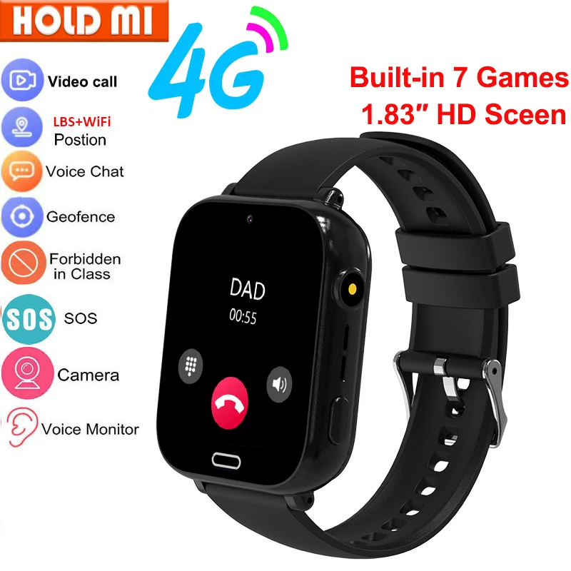 

Смарт-часы для детей, 4G, WIFI, LBS-трекер, игры с местоположением, будильник, детский телефон, умные часы с камерой, подарки для мальчиков и девочек