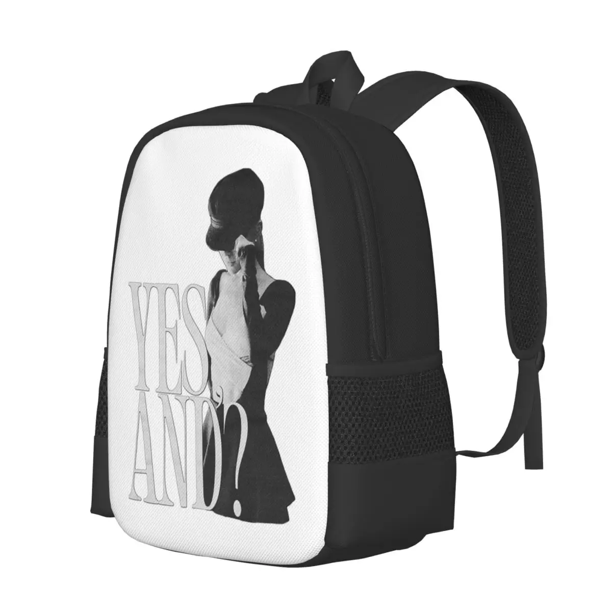 Ariana Grande Singer Yes And Merch Songs Backpack Daypack Large Capacity Kids BookBag School Bag Shoulder Bags for Men Women