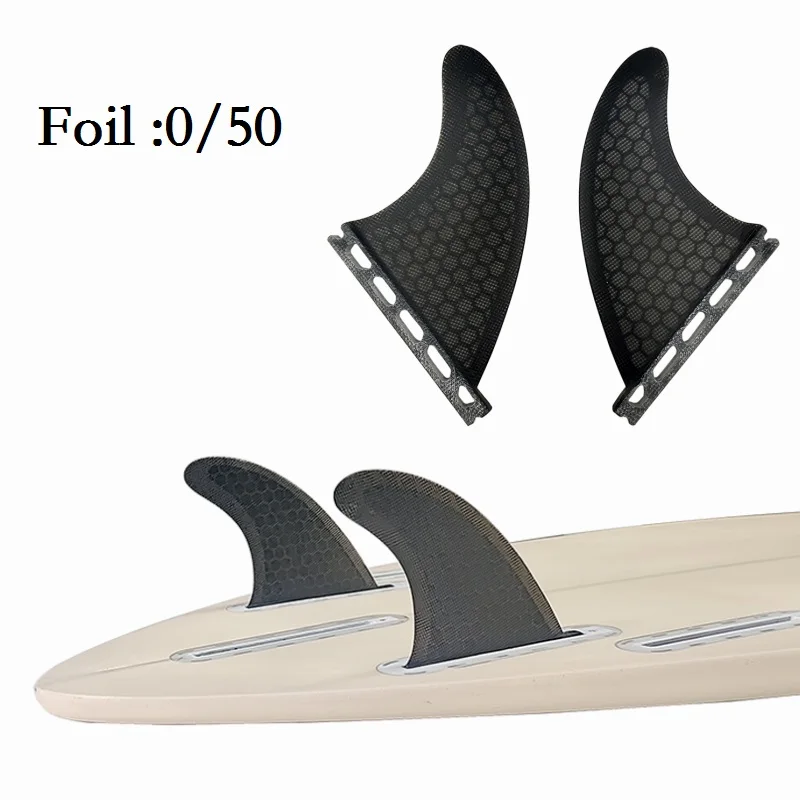 Twin Fins UPSURF FUTURE Keel（Foil: 0/50） Surfboard Fins Honeycomb Single Tabs GX Surf Twin Fins For Fish,Shortboard,Funboard