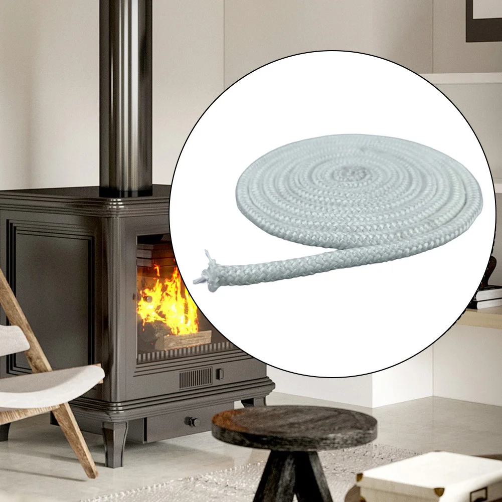 20mm Sealing Rope Fiberglass Fireplace Sealing Rope Fiberglass Fireproof Cord Wooden Burner Door Gasket Chimneys Boiler Seal