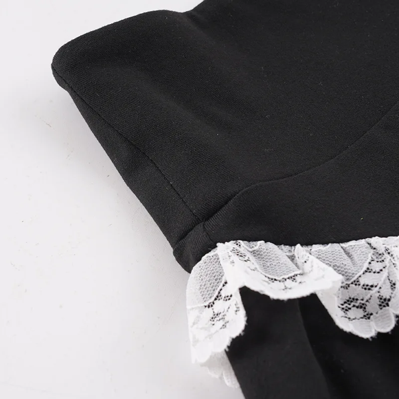Goth Dark Cutecore Lace Side Patchwork Slim Shorts Mall Gothic A-Line Hot Pants Cyber Y2K Bottoms Women Casual Street Short Pant