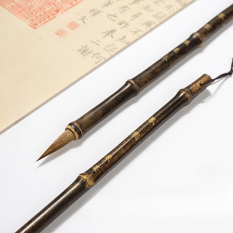 Weasel-Caneta Escova de Cabelo Múltipla, Executando Script Regular, Caligrafia, Cabelo De Lã Suave, Pincéis De Pintura Chinesa