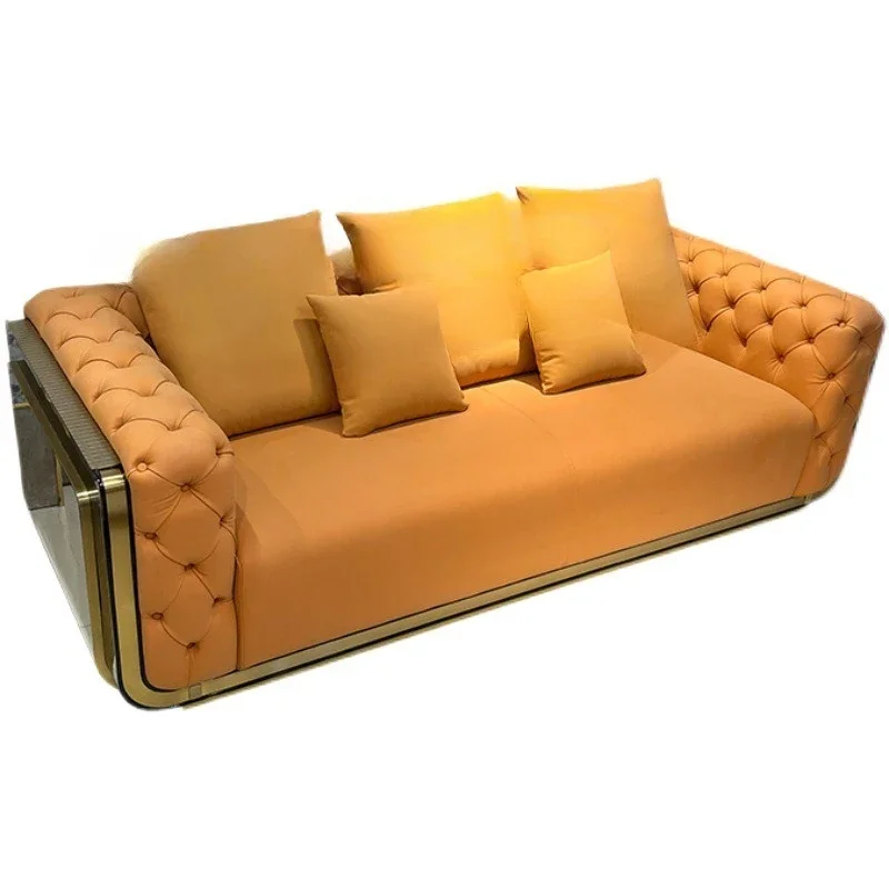 

Light luxury matte sofa